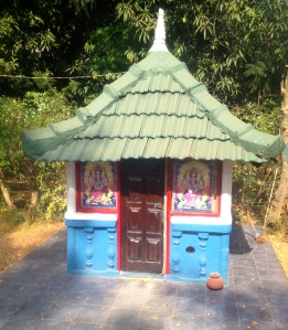 road side 'safe travels' temple 